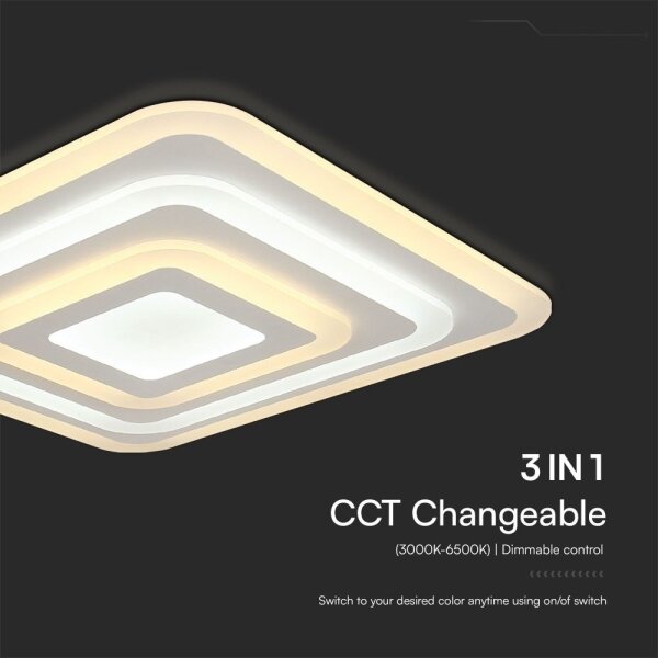 Plafoniera LED dimmerabile LED/77W/230V 3000-6500K + +TC