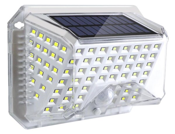 Brilagi-LED lampada solare da parete WALLIE LED/4W/5,5V argento con sensore