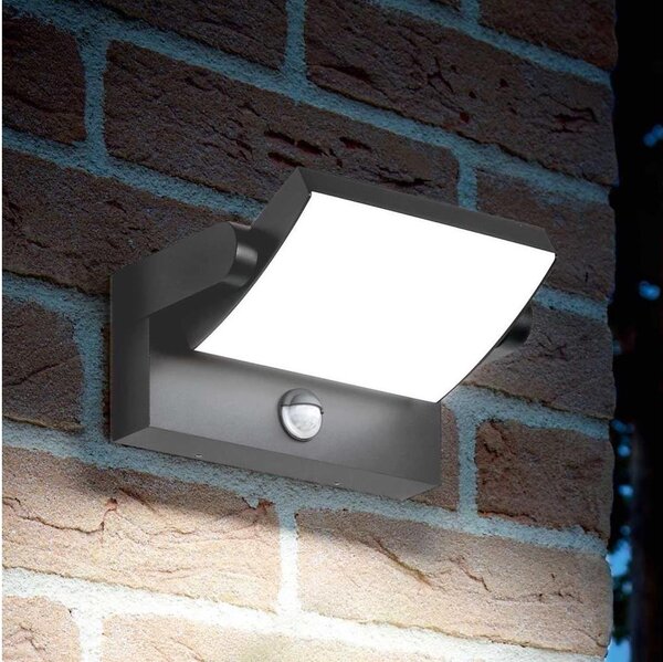 Ideal Lux - LED Applique da esterno con sensore LED/21W/230V antracite