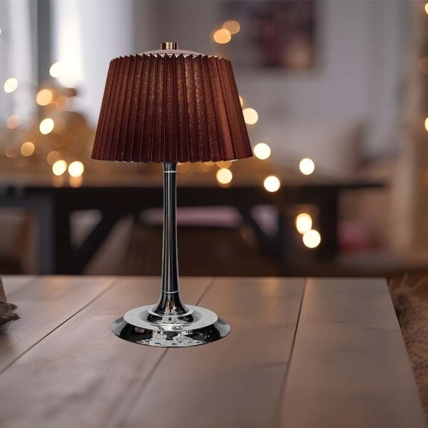 LED Lampada da tavolo ricaricabile dimmerabile LED/1,5W/5V 3000-6000K 1800 mAh marrone