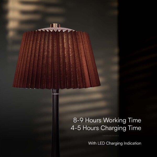 LED Lampada da tavolo ricaricabile dimmerabile LED/1,5W/5V 3000-6000K 1800 mAh marrone