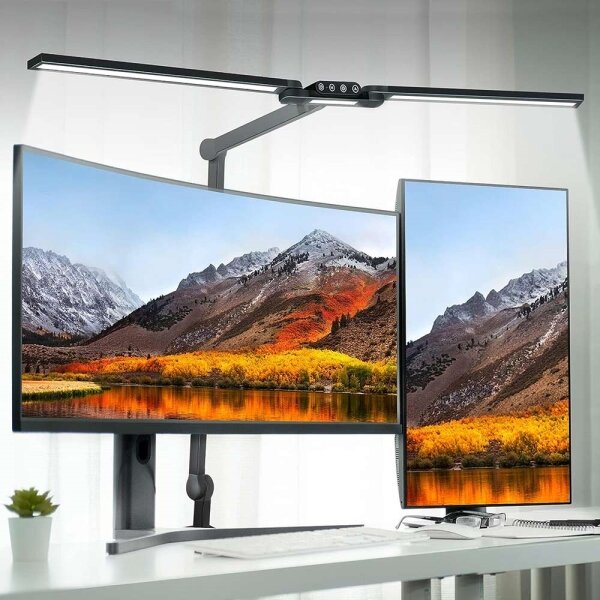 Lampada da tavolo LED dimmerabile con funzione Touch LED/24W/230V 3000-6500K CRI 92 nero