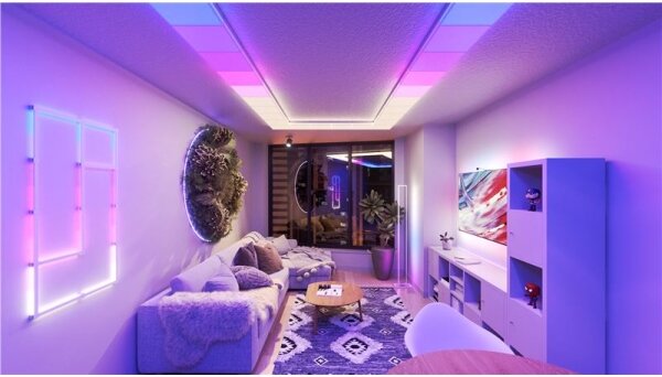 Nanoleaf NF083K02-3SL-Set prolunga LEDRGBW Lampada dimmerabile 16W/230V 2700-6500K Wi-Fi