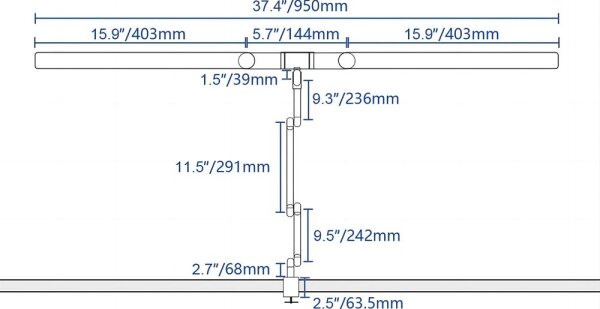 Lampada da tavolo LED dimmerabile con funzione Touch LED/24W/230V 3000-6500K CRI 92 nero