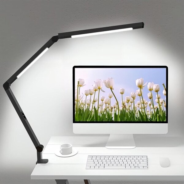 Lampada da tavolo LED dimmerabile con funzione Touch LED/12W/230V 3000-6500K CRI 92 nero