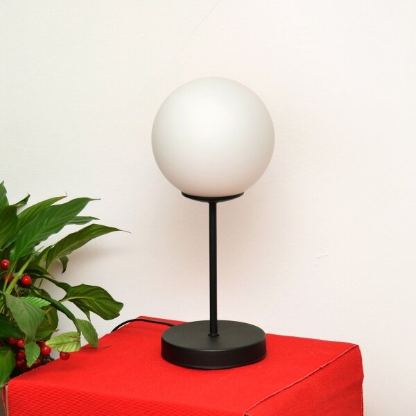Lampada da tavolo MOON 1xE27/15W/230V nero