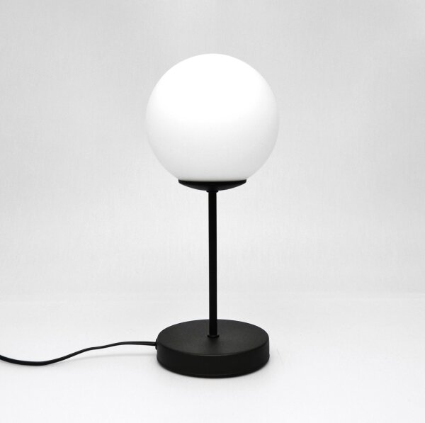 Lampada da tavolo MOON 1xE27/15W/230V nero