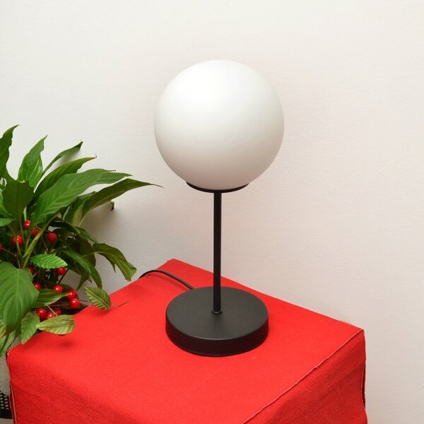 Lampada da tavolo MOON 1xE27/15W/230V nero