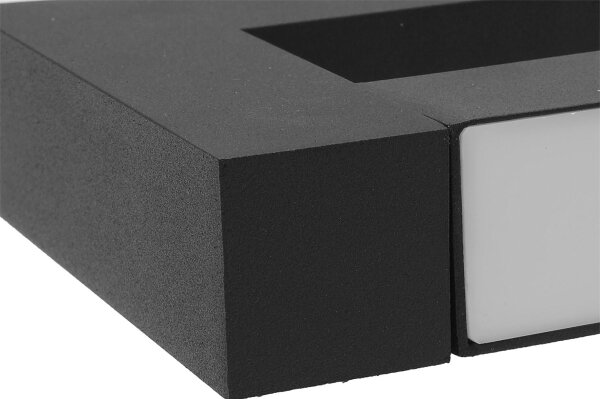 Applique a LED da esterno 2xLED/4W/230V IP54 30 cm nero