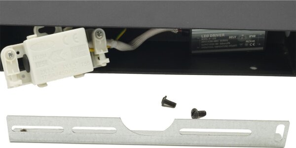 Applique a LED da esterno 2xLED/4W/230V IP54 30 cm nero