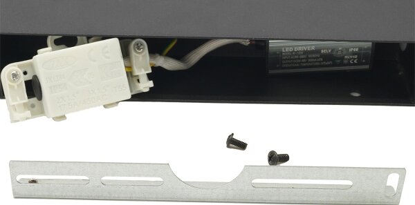 Applique a LED da esterno 2xLED/16W/230V IP54 90 cm nero