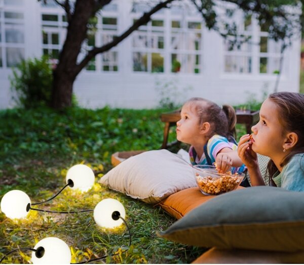 Catena decorativa da esterno LED 10xLED/0,8W/230V IP67 7,7 m