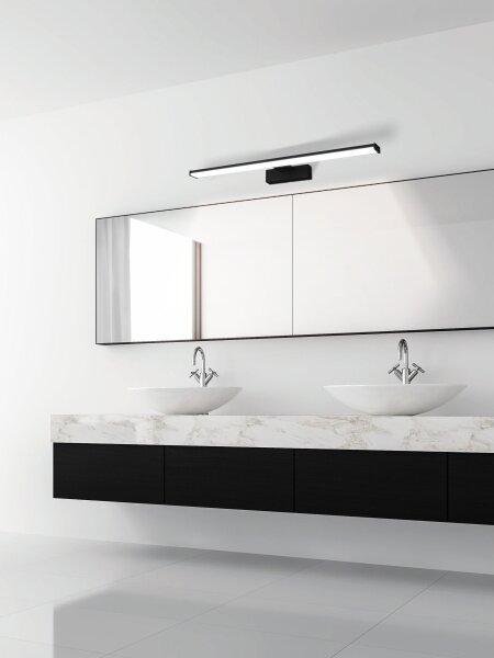Eglo 780431 - Illuminazione a LED per specchi da bagno BETETA 11W/230V 60 cm IP44 nero