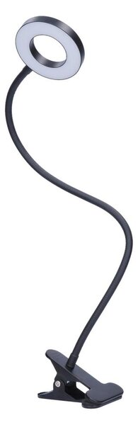 Solight WO66-B- Lampada da tavolo LED dimmerabile con clip LED/8W/230V 3000/4000/5000K nera