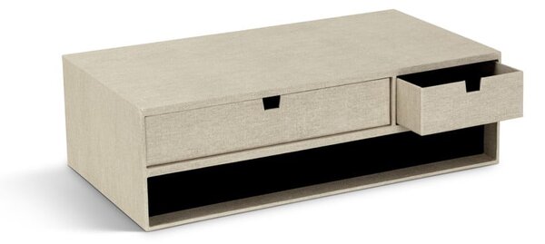 Organizer in cartone per cassetti/per documenti Ted Canvas Paper Laminate – Bigso