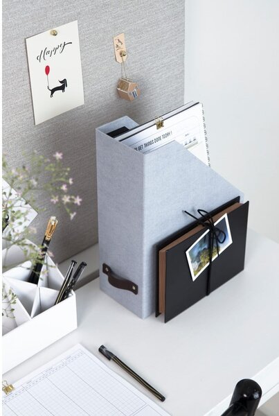 Organizer in cartone per documenti Estelle Canvas Paper Laminate – Bigso