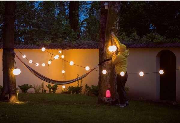 Kanlux 38032 - LED da esterno rechargeable Lampada a sospensione STONO LED/1W/3000 mAh IP54