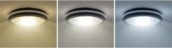 Solight WO821- Luce LED dimmerabile LED/36W/40W/44W/230V 3000/4000/6500K IP65 nero