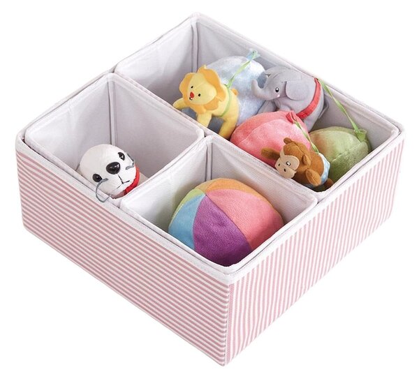 Organizer per cassetti in tessuto in set da 4 - Mioli Decor