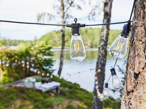 Markslöjd 107293 - Catena LED esterna GIRLANDA GARDEN 10 LED 5,5m IP44