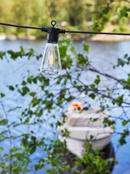 Markslöjd 107293 - Catena LED esterna GIRLANDA GARDEN 10 LED 5,5m IP44