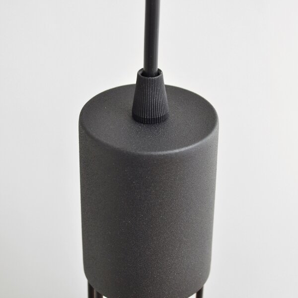 Lampadario a sospensione con filo MELODY 2xE27/15W/230V nero