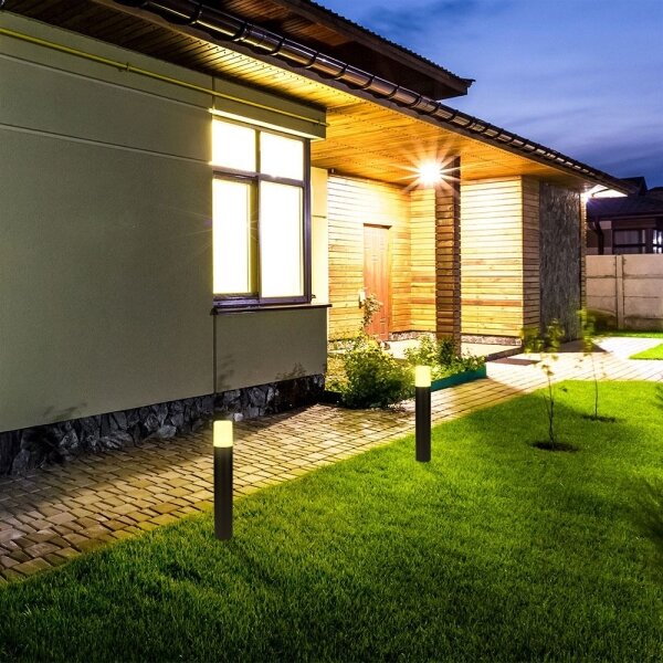 Lampada da esterno 1xGU10/35W/230V IP54 50 cm nero