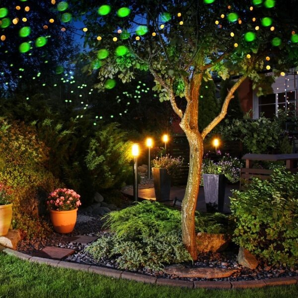Lampada da esterno 1xGU10/35W/230V IP54 80 cm nero