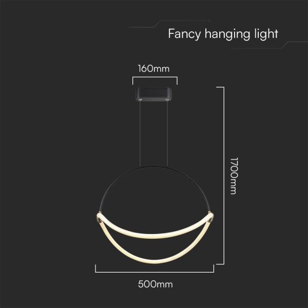 Lampadario LED a sospensione con filo LED/16W/230V 4000K