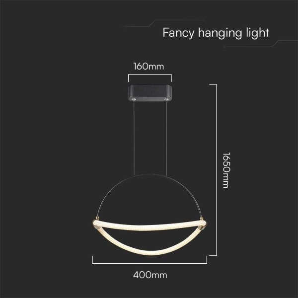 Lampadario LED a sospensione con filo LED/12W/230V 3000K