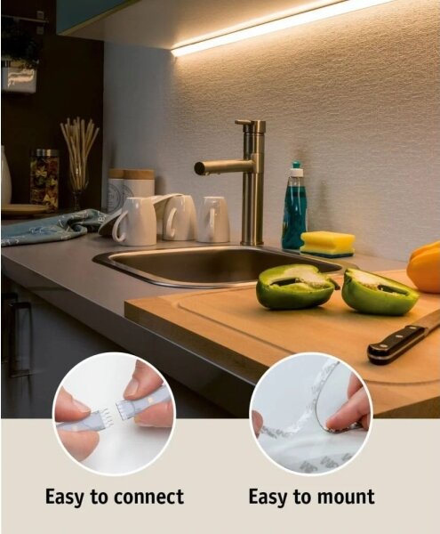 Paulmann 70668 - LED/9W IP44 Striscia da bagno dimmerabile MAXLED 1,5m 2700K 230V
