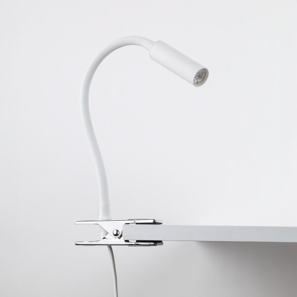 Lampada con morsetto LAGOS 1xG9/3W/230V bianco