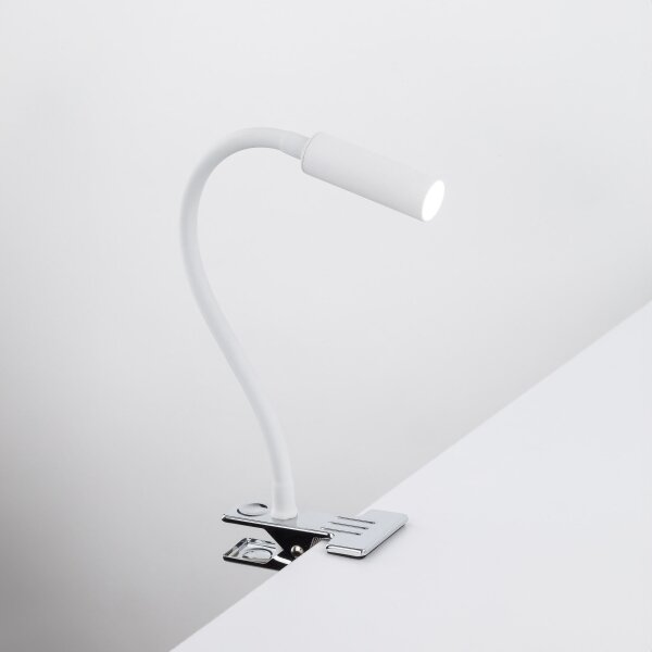Lampada con morsetto LAGOS 1xG9/3W/230V bianco