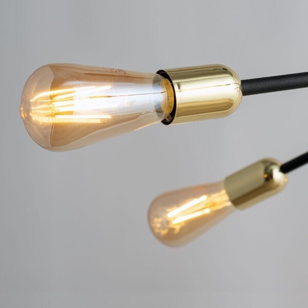 Lampadario a sospensione con filo HELIX 4xE27/15W/230V