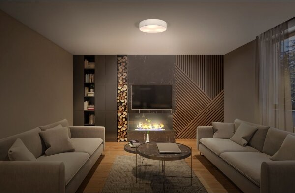 Ledvance - Plafoniera ORBIS PARIGI 3xE27/25W/230V color crema