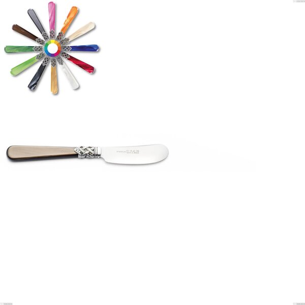 Spalmaburro piccolo Ginevra, (acciaio 18.10 aisi304), manico in nylon, Lunghezza 135 mm