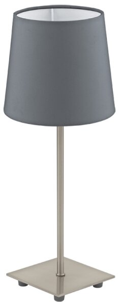 Eglo 54906 - Lampada da tavolo LED 1xE14/6W/230V grigio/cromo