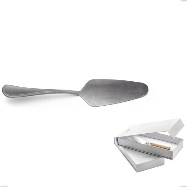 Confezione a libro 1 pezzo pala torta Impero Retro, Acciaio inox (Aisi 304) vintage