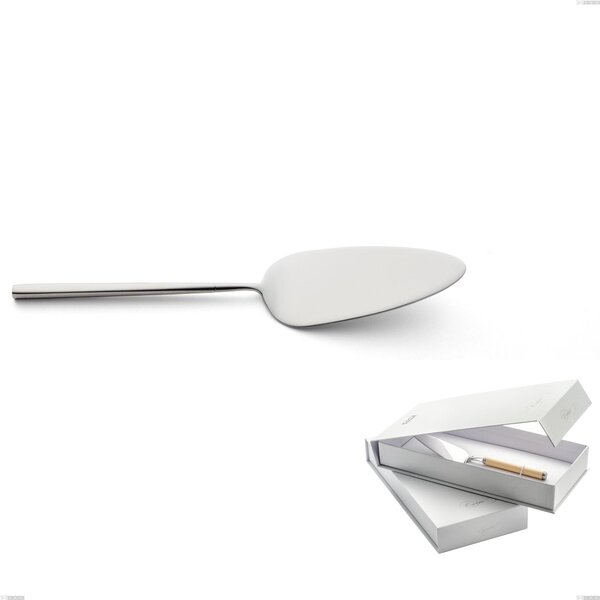 Confezione a libro 1 pezzo pala torta Kyoto Sabbiato, Acciaio inox (Aisi 304) inox sabbiato