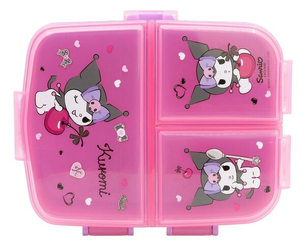 Portapranzo per bambini rosa in plastica Kuromi – STOR
