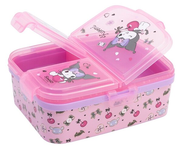 Portapranzo per bambini rosa in plastica Kuromi – STOR