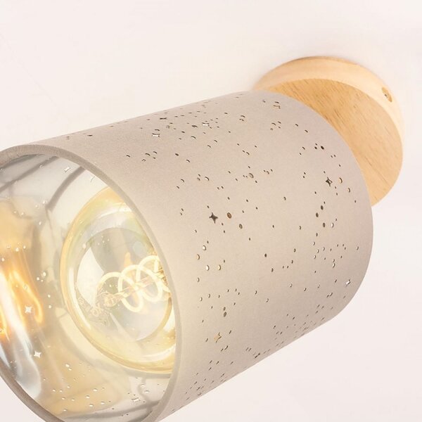 Briloner 2078-011 - Faretto da parete SPOTLIGHT 1xE27/25W/230V beige