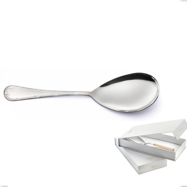 Confezione a libro 1 pezzo pala riso Luigi XVI, Acciaio Inox 18.10 (AISI304), spessore 3.00 mm