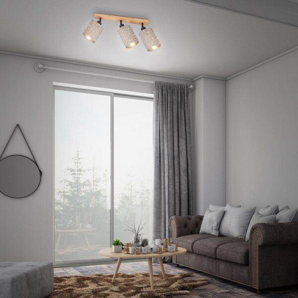 Briloner 2078-031 - Faretto SPOTLIGHT 3xE27/25W/230V beige