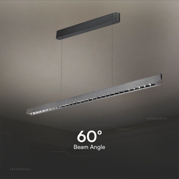 Lampadario LED su cavo LED/36W/230V 3000/4000/6400K antracite