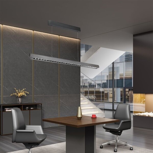 Lampadario LED su cavo LED/36W/230V 3000/4000/6400K antracite