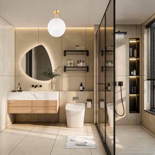 Argon 8505 - Plafoniera PALOMA 1xE27/15W/230V oro/bianco
