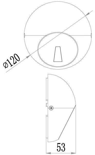 Deko-Light 731111-Applique a LED da esterno AQUILAE 3,5W/230V IP65 antracite
