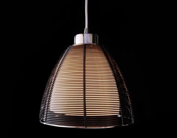 Deko-Light 342026 - Lampadario a sospensione con filo FILO 1xE27/60W/230V diametro 19 cm nero