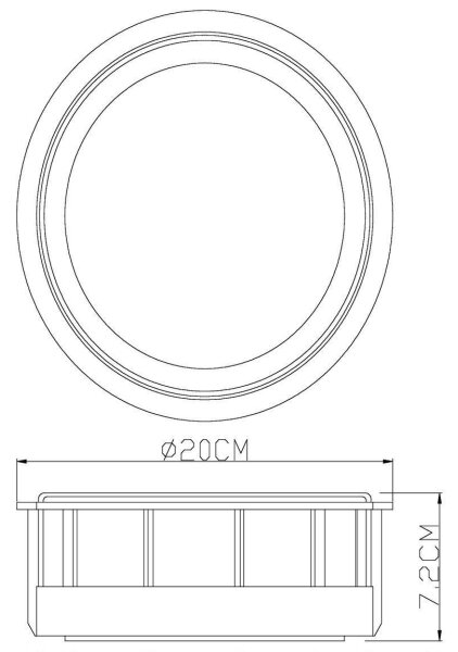 Deko-Light 731058 -Applique a LED da esterno MEISSA 6,8W/230V IP44 antracite